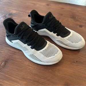 APL TechLoom Running Sneakers Black and White Size 9